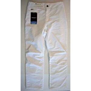 Obermeyer 15185 Women's Sz 6-Long White Sugarbush Stretch Snow Pants